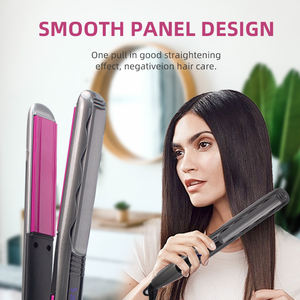 Usine directe plaques en céramique fer plat <span class=keywords><strong>fers</strong></span> à lisser outils de coiffure professionnel large plaque lisseur de cheveux - Product Image 3