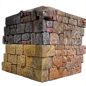 Revêtement mural en PU, pierre brisée, mur de fond léger, imitation pierre de montagne, carreaux muraux intérieurs et extérieurs en pierre - Product Image 1