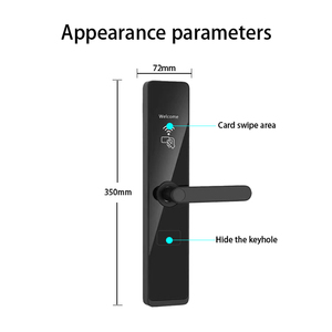 ระบบล็อคประตูห้องพักโรงแรมแบบอิเล็กทรอนิกส์ RFID ความปลอดภัยสูง พร้อมกุญแจอัจฉริยะ วัสดุไม้และสแตนเลส รุ่น T90 - Product Image 4