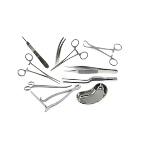 Ensemble d'instruments chirurgicaux manuels en acier certifiés CE de classe II pour l'appendicectomie, pour usage hospitalier - Product Image 1