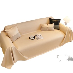<b>Sofa</b> <b>Cover</b> Universal Three Seater 145-185Cm Waterproof Solid Color Off White Brown Black Non Slip All Season - Product Image 5
