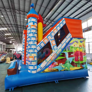 Castillo inflable con tobogán, castillo hinchable con forma de dragón, para uso comercial, para adultos. - Product Image 3