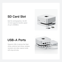 Station d'accueil Beelink Mate Mini Thunderbolt 5 |   80 Gbps |   Aluminium et ABS |   Mini ordinateur d'extension pour le bureau et le travail