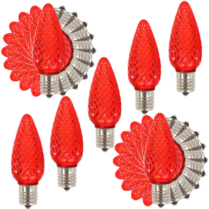 C9 Giáng Sinh Ánh Sáng Bóng Đèn 110V 0.8W E17 Cơ Sở <span class=keywords><strong>LED</strong></span> Bóng Đèn Giáng Sinh Trang Trí Chuỗi Thay Thế Bóng Đèn - Product Image 5