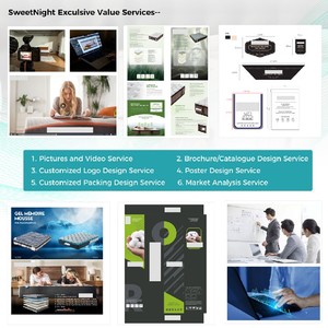 Colchão Sweetnight de 3 Camadas, Preto, Médio Firme, Embalado a Vácuo, Tamanho Personalizado, Espuma de Látex Natural com Molas Pocket em Caixa - Product Image 6