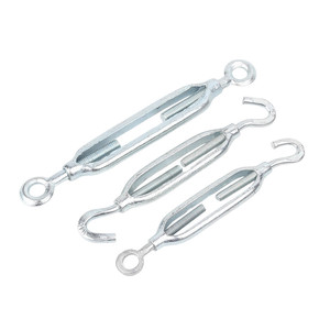 Crochet et œillet en acier au carbone robustes M4-M10 pour le serrage des câbles métalliques 5/32 1/4 5/16 3/8 - Product Image 1