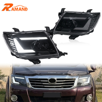 Phares LED améliorés Travo Design pour Toyota Hilux Vigo 2012-2015, ensemble gauche et droit, Plug and Play, modification des pièces extérieures