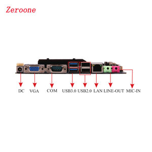 170*170มม. <span class=keywords><strong>ITX</strong></span> มาเธอร์บอร์ด In-Tel Baytrail Ce-Leron J1800 2.58GHz โปรเซสเซอร์รองรับ Realtek RTL8105E DDR3L Dual EDP - Product Image 2