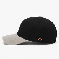 Gorra de Béisbol Personalizada de 5 Paneles, Estilo Urbano, con Corona Estructurada de Sarga de Algodón, Bordado de Letras OEM y Correa Trasera Ajustable