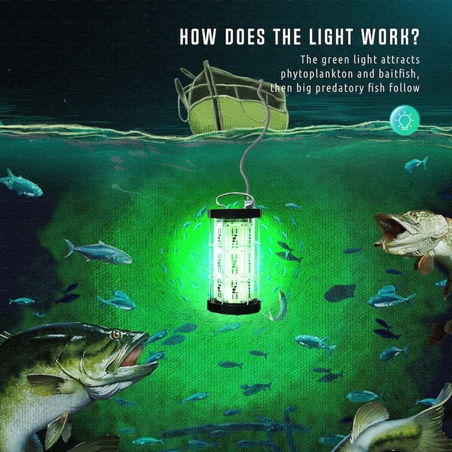 110v/220v 3000w Multi-color Fish Attracting Waterproof IP68 Underwater LED Fishing Light for America and Canada