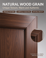 Portes intérieures en bois MDF insonorisées au design chinois moderne, en bois massif pour chambre à coucher et salle de bain
