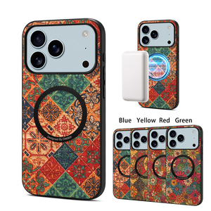 Étui de téléphone magnétique sans fil en liège écologique Denior, compatible avec toutes les séries <span class=keywords><strong>Apple</strong></span> 17/16/15/14/13/12 - Product Image 1