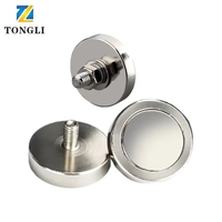 Super fort NdFeB néodyme fer bore intérieur/extérieur LED écran Pot aimant fileté goujon D12 D10 D16 M3 M4 M6 soudage