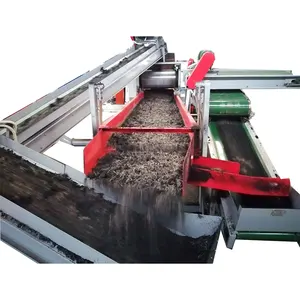 Ligne de production de carreaux de caoutchouc de pneu de haute qualité/Machine de production de poudre de caoutchouc de pneu de voiture/Ligne de recyclage de pneus usagés