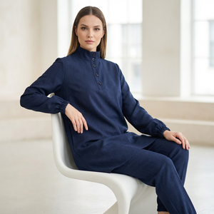 Custom Muslim <b>Islamic</b> Modest Sportswear Women Athletic Clothing Set With High Quality Fabric and Stitching - Product Image 1