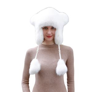 <span class=keywords><strong>Bonnet</strong></span> d'hiver chaud pour enfants <span class=keywords><strong>en</strong></span> <span class=keywords><strong>satin</strong></span> avec oreilles d'ours, idéal pour la plage - Product Image 5