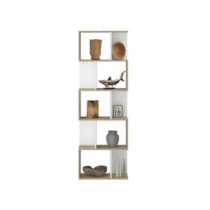 <strong>Industrial</strong> <strong>Style</strong> Bookcase 5-Tier Bookshelf Display Shelf and Room Divider Freestanding Decorative Storage <strong>Shelving</strong> - Product Image 4