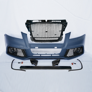 Stock USA Kit Paraurti Anteriore Look RS3 per <span class=keywords><strong>Audi</strong></span> <span class=keywords><strong>A3</strong></span> S3 2008 2009 2010 2011 <span class=keywords><strong>2012</strong></span> con Griglia Fendinebbia - Product Image 2