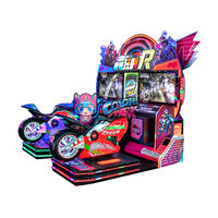 Offre Spéciale moto simulée enfants loterie moto simulée machine de jeu à pièces pour salle de jeux intérieure