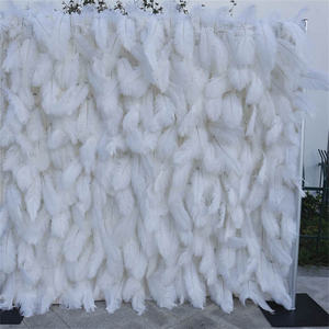 GOG063 5D高級秋色ウェディングイベント用造花ローズハンギングシルクフラワーアーチステージウォールバックドロップ8フィート×8フィートメタルマリッジ - Product Image 4