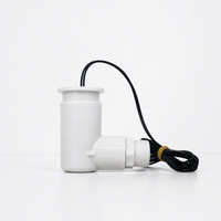 Capteur de niveau à flotteur en PP de type L, interrupteur magnétique à lamelles DC100V 0.5A pour le contrôle des réservoirs d'eau et du drainage