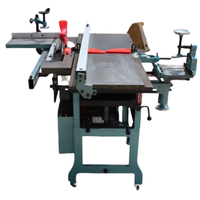 Machine Combinée Économique 4 Fonctions pour le Travail du Bois, Prix d'Usine, Scie Raboteuse Perceuse Mortaiseuse Multifonctionnelle d'Établi