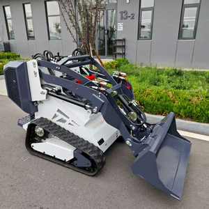 Un petit chargeur coulissant multifonctionnel monté sur chenilles adapté à la démolition intérieure sur les chantiers de construction - Product Image 3