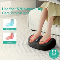 Masseur de pieds électrique OEM personnalisé, machine de massage des pieds Shiatsu sans fil pour la circulation sanguine et la douleur