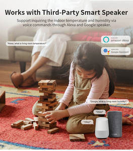 ZTH01 Tuya ZigBee 3.0 Capteur de température et d'humidité intelligent pour la maison, compatible avec Google Assistant et Tuya Zigbee Hub - Product Image 5