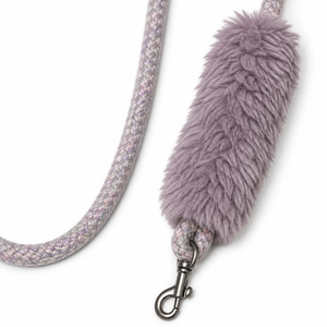Ensemble laisse et collier pour <span class=keywords><strong>chien</strong></span> réglable et durable, motif dessin animé, avec porte-sac à déjections, laisse en corde de polyester tressée, collier en velours, accessoires dorés et rubans - Product Image 4