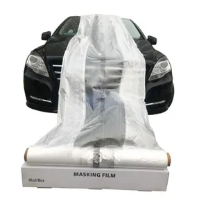 Width 4.8 Meters Length 100 Meters Car Spray Paint Masking Film Large Protective Film