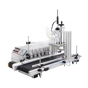 Máquina de Llenado y Envasado Cuantitativo de Sobremesa con 6 Boquillas para Botellas Pequeñas de Ampollas, Goteros y Muestras de Perfume - Product Image 2