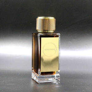 New Arrival Polish Perfume <b>Spray</b> <b>Bottle</b> <b>Empty</b> square 30ml 50ml Glass Perfume <b>Bottle</b> 100ml with Metal Label and Box - Product Image 2