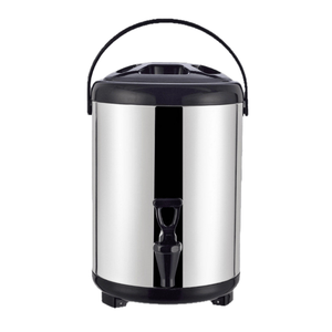 Cubo Aislante de Acero Inoxidable de 10L para Té de Burbujas, Té con Leche, Cerveza, Equipo de Conservación de Calor para Bebidas - Product Image 1