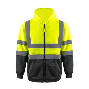 SMASYS Vendita Al Dettaglio di Alta visibilità inverno di sicurezza Riflettente giacca in pile
