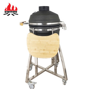 KIMSTONE Nouveau design 18 pouces Grand <span class=keywords><strong>barbecue</strong></span> rotatif en céramique Hibachi avec revêtement en mousse et <span class=keywords><strong>charbon</strong></span> de bois pour <span class=keywords><strong>barbecue</strong></span> multi-personnes - Product Image 6