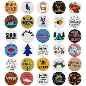 Pin Maker einfache Werbe 44mm reflektierende Sublimation Druck sortiert leere Metall Logo benutzer definierte Abzeichen Pin-Taste für Unternehmen - Product Image 2