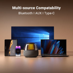 Lampe de chevet transparente haut de gamme 12W avec haut-parleur, <span class=keywords><strong>musique</strong></span> personnalisable via application, stéréo TWS, pour décoration intérieure et cadeau - Product Image 3