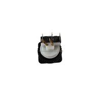 Bouton poussoir momentané carré de 27mm avec lumière LED 12V pour panneau de commande d'arcade pour machine à grue