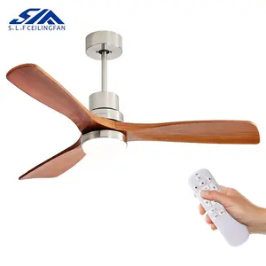 Big Size 60 Inch AIr Condition CB CE SAA Certificated Home Cooler Remote Control Led Ceiling Fan Light