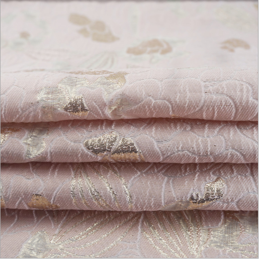 Хорошее качество низкая цена американский стиль золотые серебряные цветы жаккардовая парча ткань для платья одежда