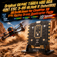 ESC 4-en-1 GEPRC TAKER H80 80A 3-8S BLHeli_S Dshot600 30.5x30.5mm pour pièces de drone de course FPV Cinelifter X8 Quadcopter