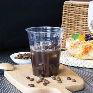 Printed LOGO <b>Cold</b> Drink Custom 9 10 12 14 16 20 24 32oz Disposable Clear Glass Cocktail <b>Cups</b> Plastic <b>Cup</b> with Flip Lid - Product Image 2