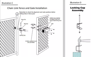 Cerradura de puerta abatible eléctrica para exteriores de seguridad - Product Image 6