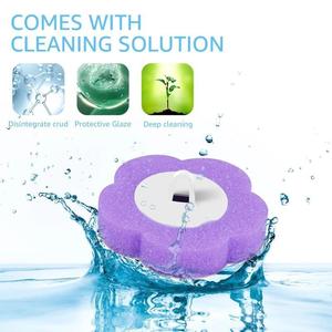 Wholesale Disposable Toilet <b>Brush</b> Refill 6pcs/set, 3-Layer Sponge Replacement Head for Bathroom <b>Cleaning</b>, Bulk Household - Product Image 5