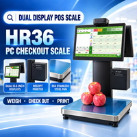 Timbangan Kasir Komersial 15kg/30kg dengan Sistem Windows/Android OEM untuk Pasar Kelontong dan Pasar Sayur