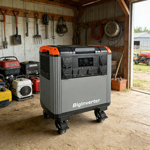 Centrale Électrique Portable BIGINVERTER 5000W 5376Wh LiFePO4, Générateur Solaire 1100W avec Panneau Solaire en Verre pour Toit, Alimentation de Secours Domestique - Product Image 5