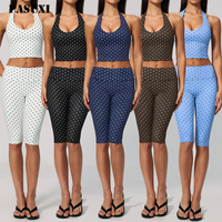 PASUXI Tenue de sport personnalisée de haute qualité en 2 pièces, vêtements de yoga durables, vêtements de sport pour l'entraînement, ensembles de yoga sans couture