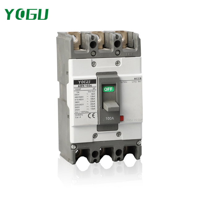 YOGU ABN/ABE Series MCCB Moulded Case Circuit Breaker for Global Electrical Projects