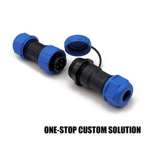 Sp13 Sp17 Sp21 3 4 5 6 Pin Male and Female Plug Waterproof Aviation Electrical Connector - Product Image 2